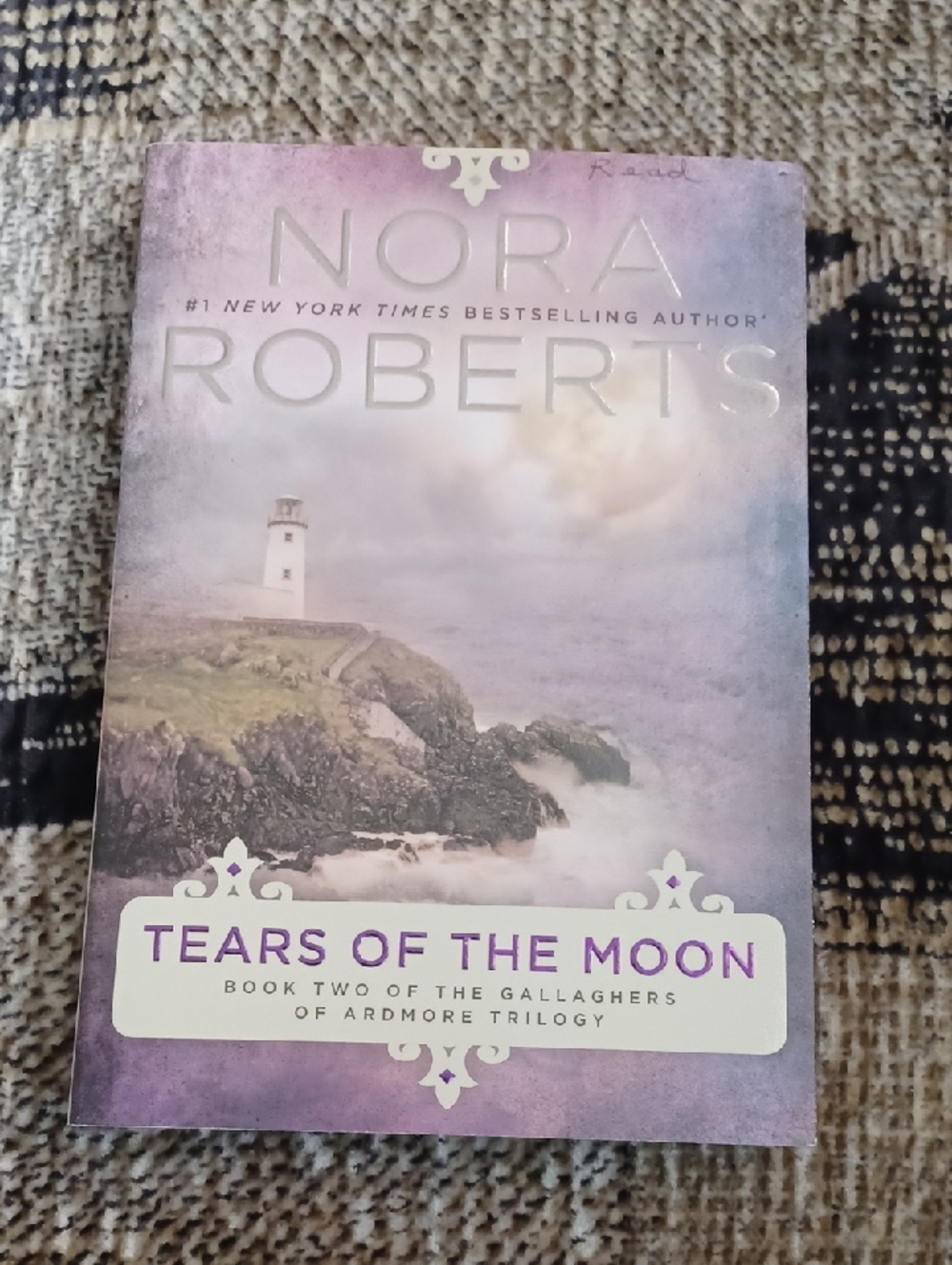$4 Add-on Nora Roberts "Tears of the Moon" - Paperback Book